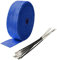 Mintice 5CM X 5M Cinta de Escape Azul Cinta Anticalorica Aislante Térmica Tubos Escapes Protección contra el Calor Motocicleta con 6 Bridas