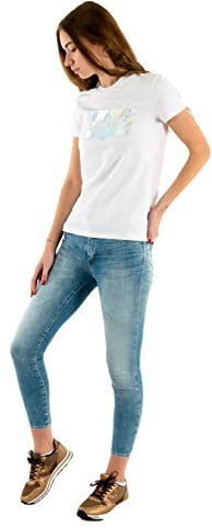 Levi's Women's The Perfect Tee- Graphic Batwing Logo T-Shirt, Neutrals, XS