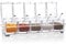 V·RESOURCING Clear Seasoning Box,5 Pieces Clear Seasoning Storage Container for Spice Salt Sugar Cruet,Condiment Jars with 5 Spoons