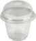 Catergold Clear Milkshake Smoothie Cup and Dome Lid with Straw Hole (8oz 20pk)