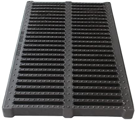 Griglia canaletta per canaletta scolo acqua piovana canale drenaggio griglia grondaia per scarico terrazzo esterno pavimento (500x200x25mm 1T massimo)