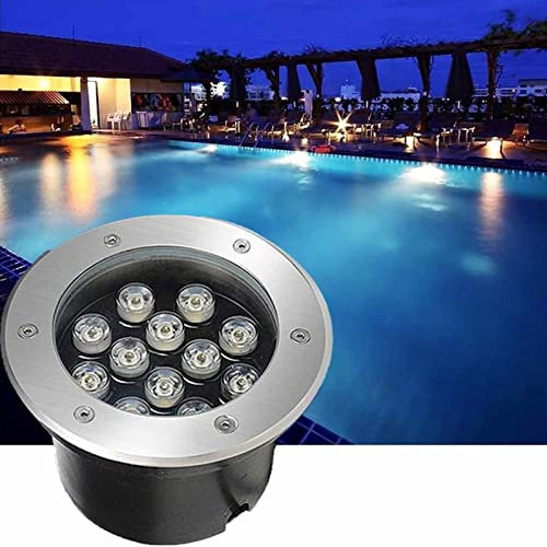 Foco LED Subacuático - Luces De Piscina Led Sumergibles, Foco LED Subacuático Empotrado/luz De Paisaje Acuático/luz De Piscina, IP68 100% Resistente Al Agua 12V Luz Subacuática(Purple Light,6W)