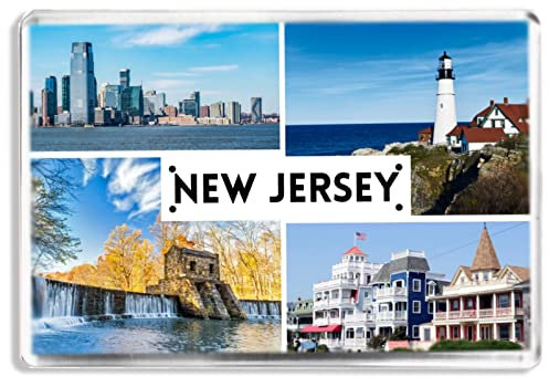 New Jersey - US State - Souvenir Tourist - Fridge Magnet - Novelty Keepsake Gift