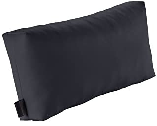 pader medi.tech Massagekopfkissen mit Schaumstoff-Flocken, 45x20x9cm, Therapiekissen, Lagerungskissen für die Physiotherapie mit Kunstlederbezug | abwaschbar, bequem | 29 Schwarz
