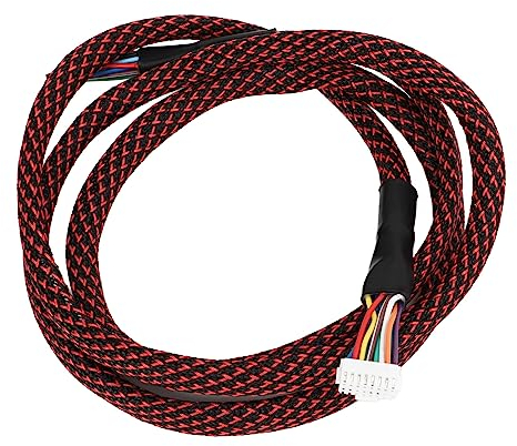 Chiron Faisceau de Câble de Remplacement d'Imprimante Flexible Hotend Anti-Choc Tuyau en Tissu Nylon Résistant à l'usure pour Imprimante