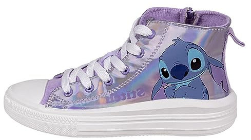 Disney Unisex Zapatillas de Stitch Sneaker, Lila, 34 EU