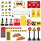29pcs Mini Panneau Signalisation, Panneau de Signalisation Routière Jouet, Panneaux de Signalisation Enfants, Jouets éducatifs pour Enfants Panneaux de Signalisation