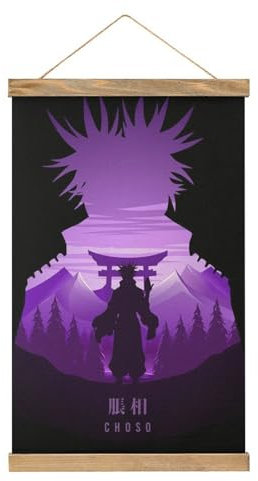 Choso Anime Manga Scroll Poster Stoff Bild Kunst Holz DIY Rahmen Hängende Druck Aufhänger Für Raumdekor Öl Leinwand Kit Geschenk