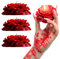 Lot de 4 bougies parfumées à basse température en forme de rose rouge romantique, bougies de jeu en cire pour amoureux, couples, mariage
