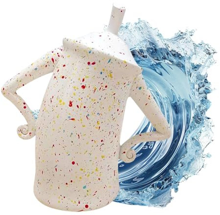 Lattina di caffè Simpatico contenitore per snack Contenitore sigillato Tavolo Top Attitude Decorazioni Cucina con coperchio Lattina di caffè misura l (lvifloaeNL1-12)