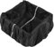 CXNXFD Regenschutz Fahrradkorb wasserdichte Regenhülle für Fahrradkorbfutter und Abdeckung mit Elastischem Band Schwarze Front Fitted Bag für Roller