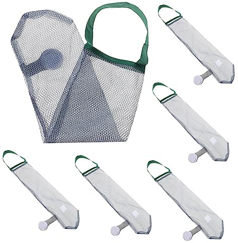 OKUMEYR 18pièces Organisateur Suspendu Maille pour Légumes Et Fruits à Rangement Pratique Cuisine