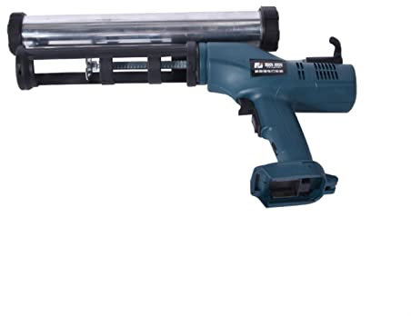 RUHEN Pistola de Pegamento de Vidrio eléctrica con batería de Litio y Cartucho de Uso 14-18 V 4,0 Ah 6000 N Pistola de calafateo para calafatear, Rellenar, sellar, hogar