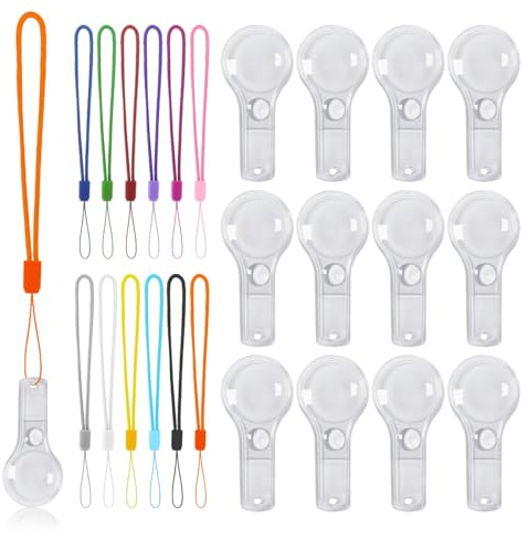 12 Lenti di Ingrandimento 5X e 10X con Cordini - Perfette come Lente Ingrandimento Bambini nel Pratico Kit Esploratore Bambini Lente Ingrandimento Professionale per Giovani Esploratori