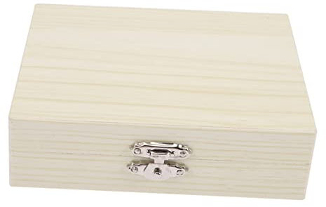 FUNOMOCYA Holzbox Für Mikroskop Objektträger Aufbewahrung Für Schule Labor Mikroskop Schleifbehälter Aus Holz