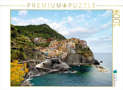 CALVENDO Puzzle Manarola - Küstenidylle in Cinque Terre | 1000 Teile Lege-Größe 64 x 48 cm Foto-Puzzle für glückliche Stunden