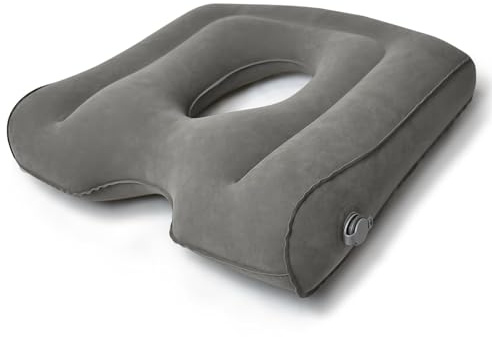 Cuscino gonfiabile multi-scena, cuscino portatile per emorroidi, eccellente per coccige, prostata, sciatica, piaghe da decubito, gravidanza postpartum, dolore post-chirurgico, cuscino ortopedico