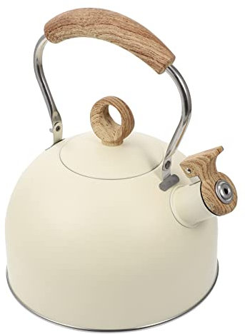 VINTORKY Kettle Stainless Steel Design for Home Use Convenient Water Boiling Kettle for Tea Instant Soups Easy to Clean Whistle Feature