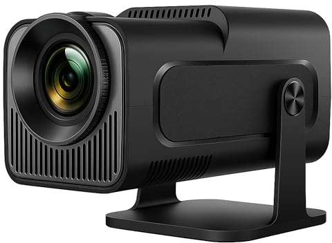 Retoo Smart Mini Beamer 1280x720 – 4K Unterstützung, WiFi6 Bluetooth 5.4 Projektor mit Autofokus, Trapezkorrektur, Android 13.0 mit Cortex-A9505, 300 ANSI, 180° Drehung, Heimkino & Outdoor