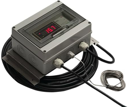 INROT Heiz Systeme Digitale Profi Teichheizung IKH Koi- Teichheizkabel 750Watt | für 21.000-25.000 Liter Volumen