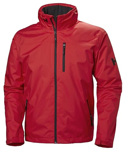 Herren Helly Hansen Crew Hooded Midlayer Jacket, Rot, M