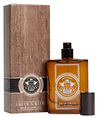 Dear Barber WITH CONFIDENCE EAU DE TOILETTE - 50ml | Masculine Vintage-Inspired Fragrance, Freshen Up Aftershave, Long-Lasting Scent, Travel Size
