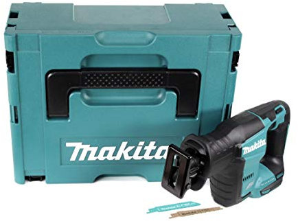 Makita DJR 188 ZJ - Sierra de sable sin escobillas (18 V, sin batería, sin cargador)