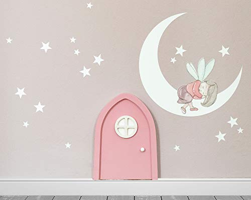 TinyFoxes Leuchtsticker Schlafende Fee (20 x 20 cm) - von Kristin Franke