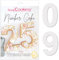 Scrap Cooking - Kit Moules Number Cake - Chiffres 0 à 9 - Hauteur 28 cm / 11 pouces - Gabarits Accessoires Pâtisserie – Gâteaux en Forme de Numéros Dessert Anniversaire - Avec Recettes - 3927