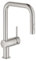 GROHE 32319DC3 Grifo de Cocina desplegable de Doble pulverización, 1,75 gpm, Super Steel Infinity