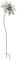 Kobolo Gartenstecker Dekostecker Blume White Flower aus Metall und Edelstahl H 89 cm
