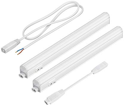 parlat LED Unterbau-Leuchten Rigel, je 31,3cm (weiß, 7,8W, je 445lm, 130°) 2er Set