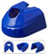 ProPlus 341079V02 Soft Dock Auffahrschutz für AL-KO Kupplung blau 85x74x110mm AHK Pkw mit Loch für Steckschloß