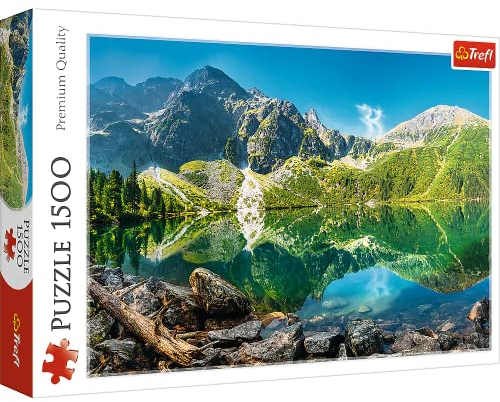 Trefl, Puzzle, Das Meerauge, Tatra, Polen, 1500 Teile, Premium Quality, für Erwachsene und Kinder ab 12 Jahren