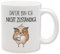 Tasse - Becher mit Spruch und Eule - Dafür bin ich nicht zuständig! - Spülmaschinenfest und beidseitig bedruckt (Innen & Henkel Weiß)