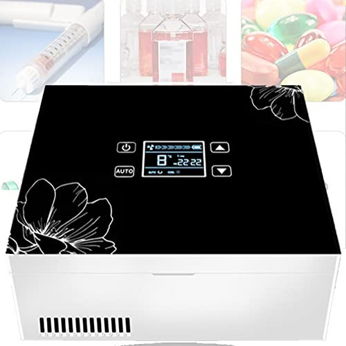 Caja Enfriadora De Insulina, Mini Nevera para Medicamentos, Enfriador Portátil USB De Insulina Eléctrico, Enfriador De Medicina De 0-18 Grados,1Battery