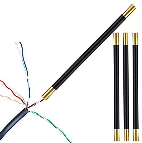 Network Cable Untwist Tool, Dual Headed Looser Engineer Twisted Wire Separators for CAT5 CAT5e CAT6 CAT7 and Telephone (Black, 3 Piece)