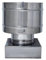 Comignolo Terminale Circolare 4 Venti Per Canna Fumaria Su Base Quadrata In Acciaio Inox per camino, stufa o caldaia (42 X 42 CM, Ø 250 mm)