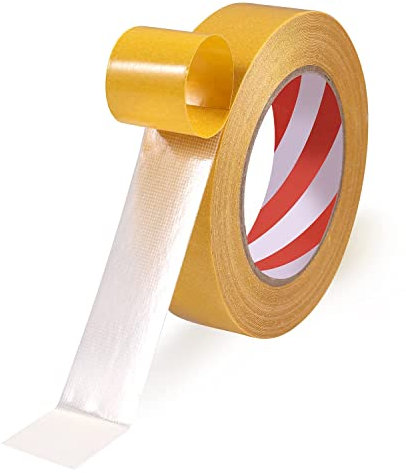 SZFY-TAIOW Double Sided Carpet Tape, Heavy Duty, 1 inch x 66 Feet, for Carpets, Mats, Wall Hangings, Sticky Decor, Professional use (1 Pack, 20mm x 20m)