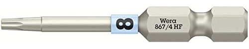 Wera - 05060505001 - Bit with Holding Function, 867/4 TORX® HF, TX 8 x 50 mm