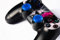 Set mit 4 Joystick-Schutzfolien, kompatibel mit Allen Konsolen-Controllern/G-MOTIONS, Personalisierung Ihrer Joysticks, besserer Griff und Rundumschutz - G-Stitch, Blau