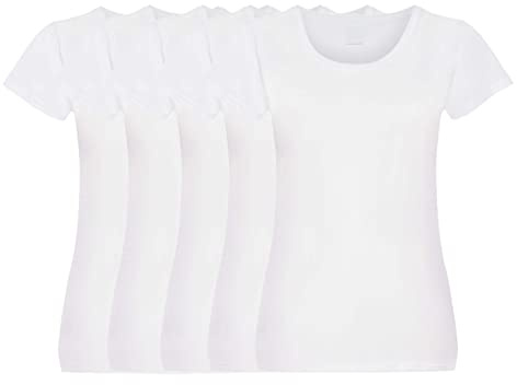 COOZO Ladies Original Pack of Short Sleeve T-Shirts