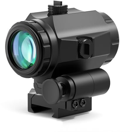 Feyachi Rotpunkt Visier mit 2MOA Punkt Absehen, FDE, Picatinny/Weaver Schiene, für die Jagd, Sportschießen und Softair, Tactical red dot Sigh