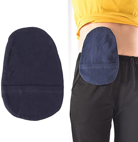 Housse De Sac De Stomie, Housse De Sac De Colostomie En Coton Doux Lavable, Réutilisable Et Respirante Pour Patient âgé(marine)