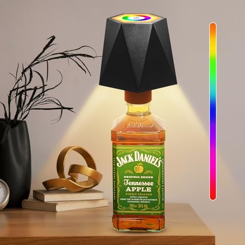 CENOVE LED Flaschenlampe Dimmbare Tischleuchte, IP54 Kabellose Touch Flaschen-lampe, 5200 mAh mit RGB Kreative flaschenlichter für Innen und Außen, Restaurant & Bar