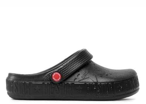 Big Star W Ii275001 Black Slippers Damen-Sandalen, Schwarz, 36 EU