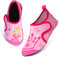 TMEOG Badeschuhe Kinder Wasserschuhe Kleinkind Schwimmschuhe Strandschuhe rutschfeste Aquaschuhe mit Klettverschluss Wattschuhe Meerschuhe Barfussschuhe für Jungen Mädchen(24/25 EU,Prinzessin)