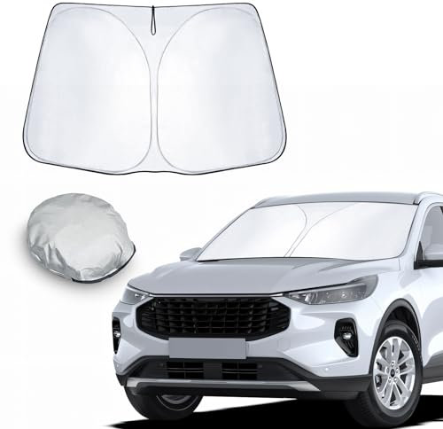 CDEFG Compatible con Ford Kuga 3 MK3 2020-2023 2024 Parasol Parasol Parabrisas Delantero Parabrisas Auto Parasol Kuga MK3 ST-Line Accesorios
