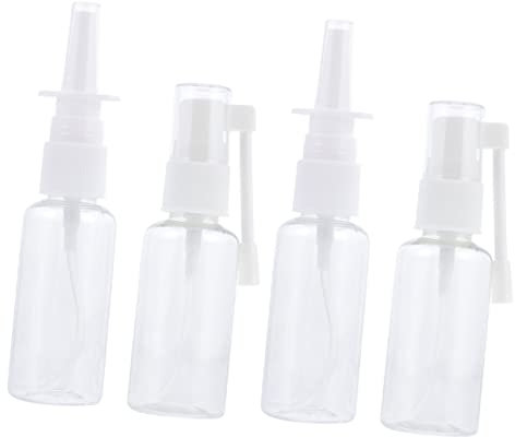 MAGICLULU 4 Stück Flasche Mit Nasenspray Praktische Nasendusche Nasenspülflasche Nasenspülung Nasale Flaschen Plastikbehälter Einstellen Feinen Nebel Kind Das Haustier