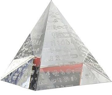 minkissy 1Stk Natürliche Kristallpyramide Briefbeschwerer Glas Vintage Retro-Dekoration bürodeko büro dekoration Vintage- Energiepyramide Kristall Mini-Pyramiden- Statue